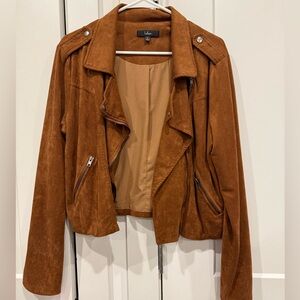 Lulu's Tan Suede Jacket
